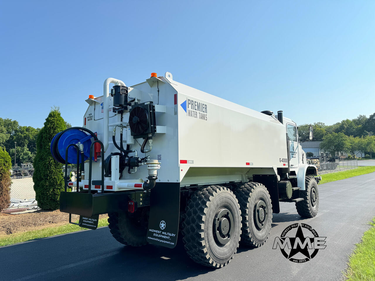2001 Oshkosh MK23 MTVR 7 Ton 6x6 Cargo Truck .