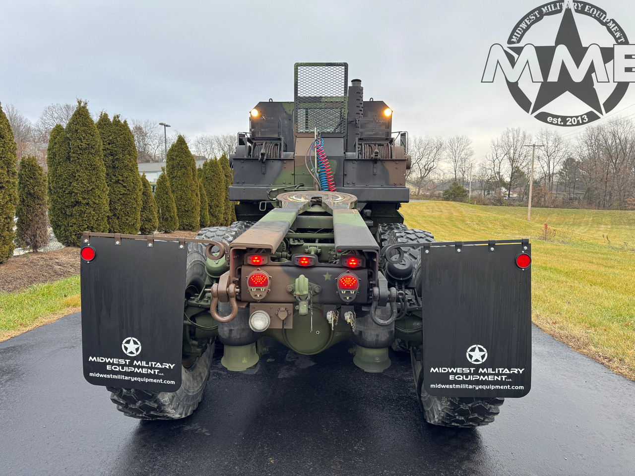 1995 Oshkosh M1070 8x8 HET Military Heavy Haul Truck Tractor
