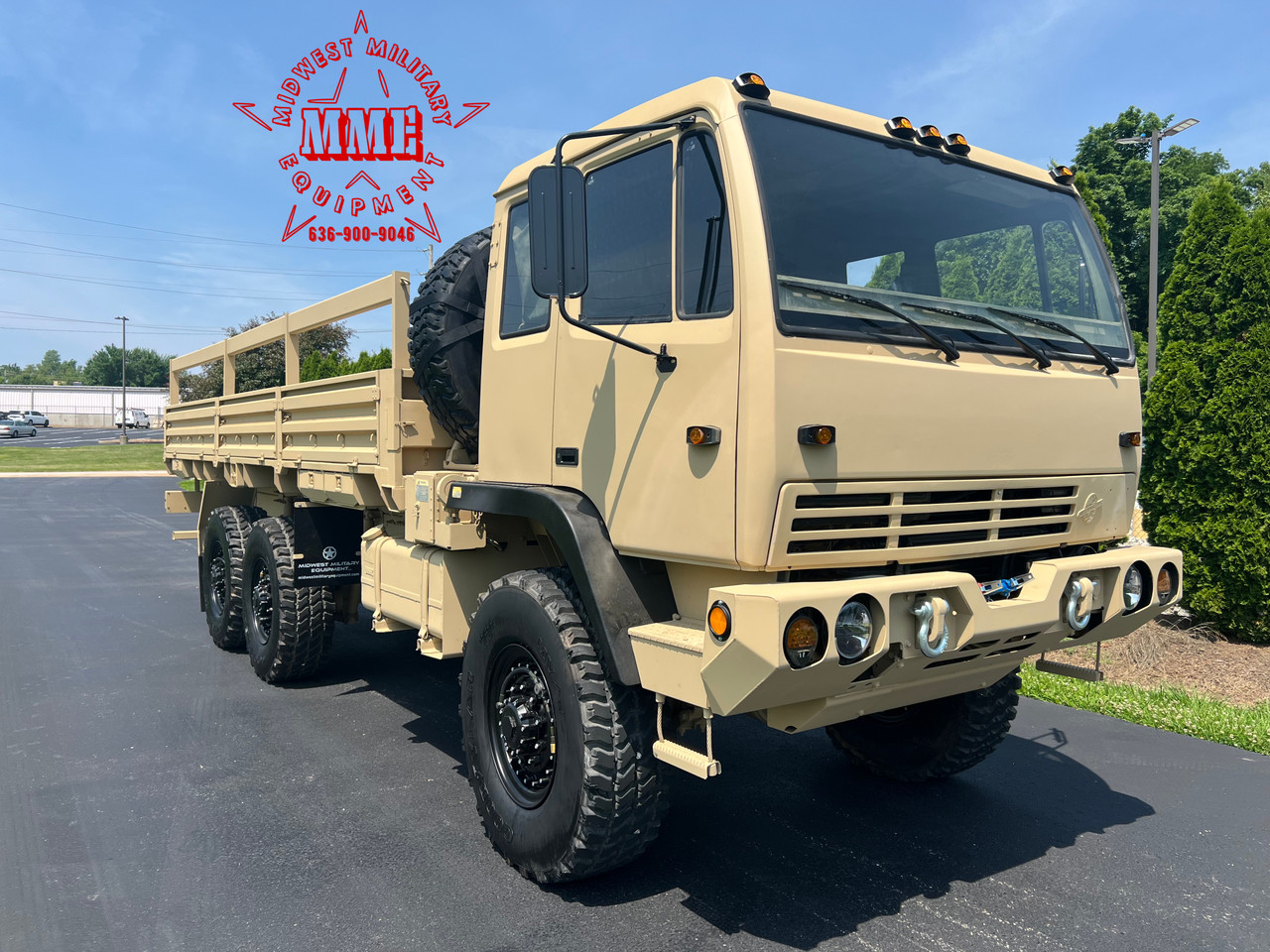2001 Stewart & Stevenson M1085A1 MTV 6x6 Long Wheel Base Cargo Truck