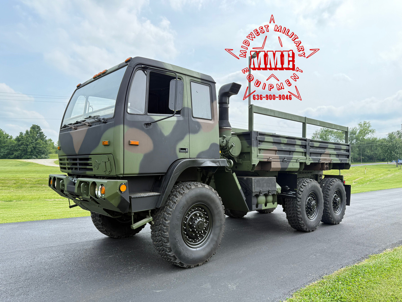 2003 Stewart & Stevenson M1083a1 MTV 5 Ton 6 X 6 Military Cargo