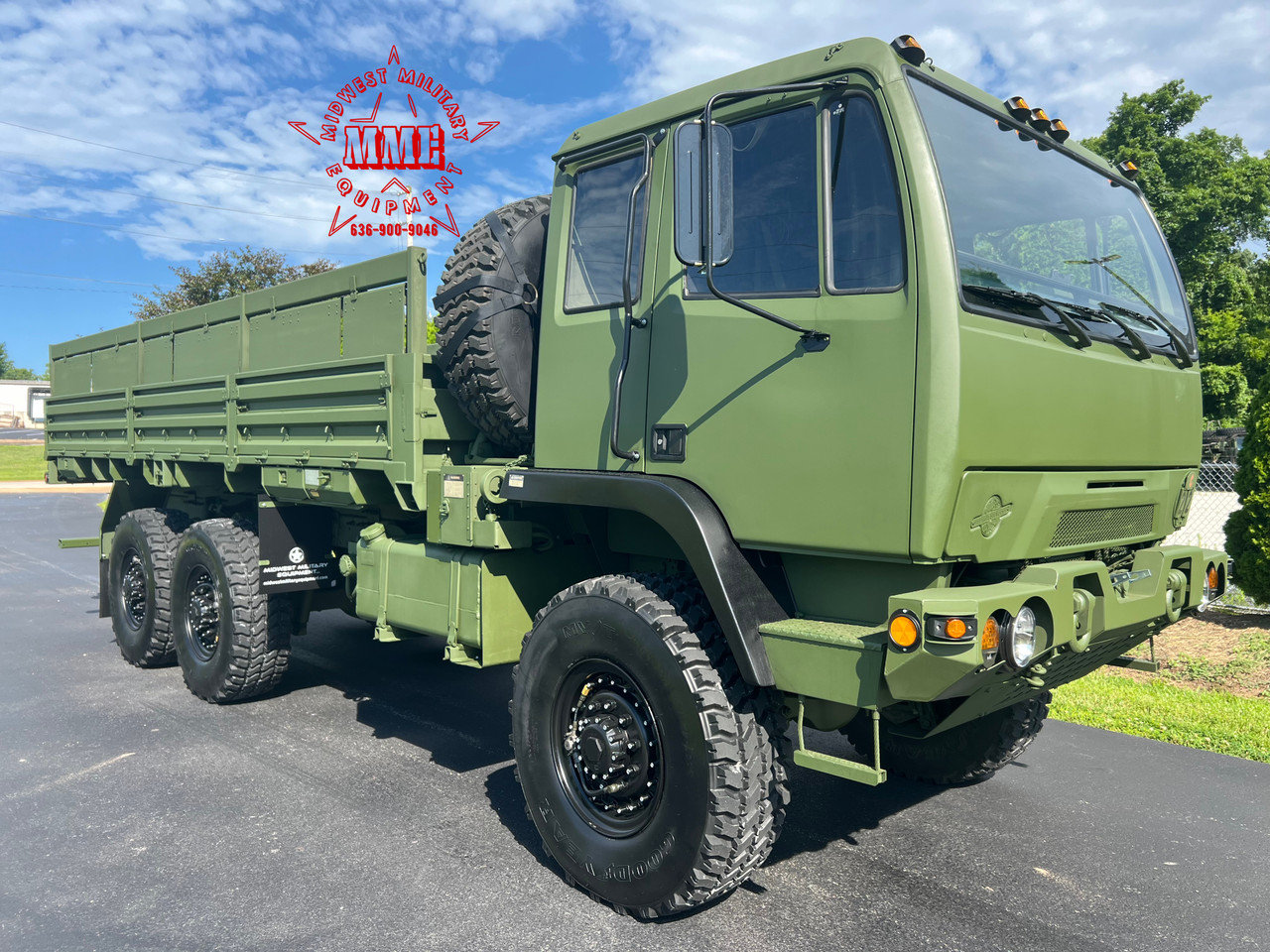 2007 Stewart & Stevenson M1096A1R MTV 6x6 Long Wheel Base Cargo Truck
