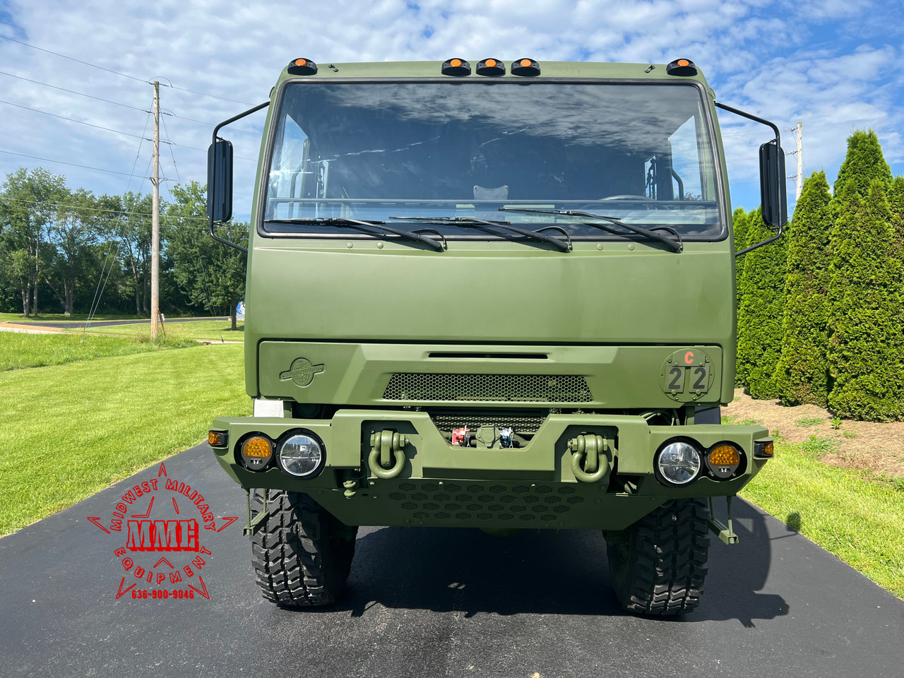 2007 Stewart & Stevenson M1096A1R MTV 6x6 Long Wheel Base Cargo Truck