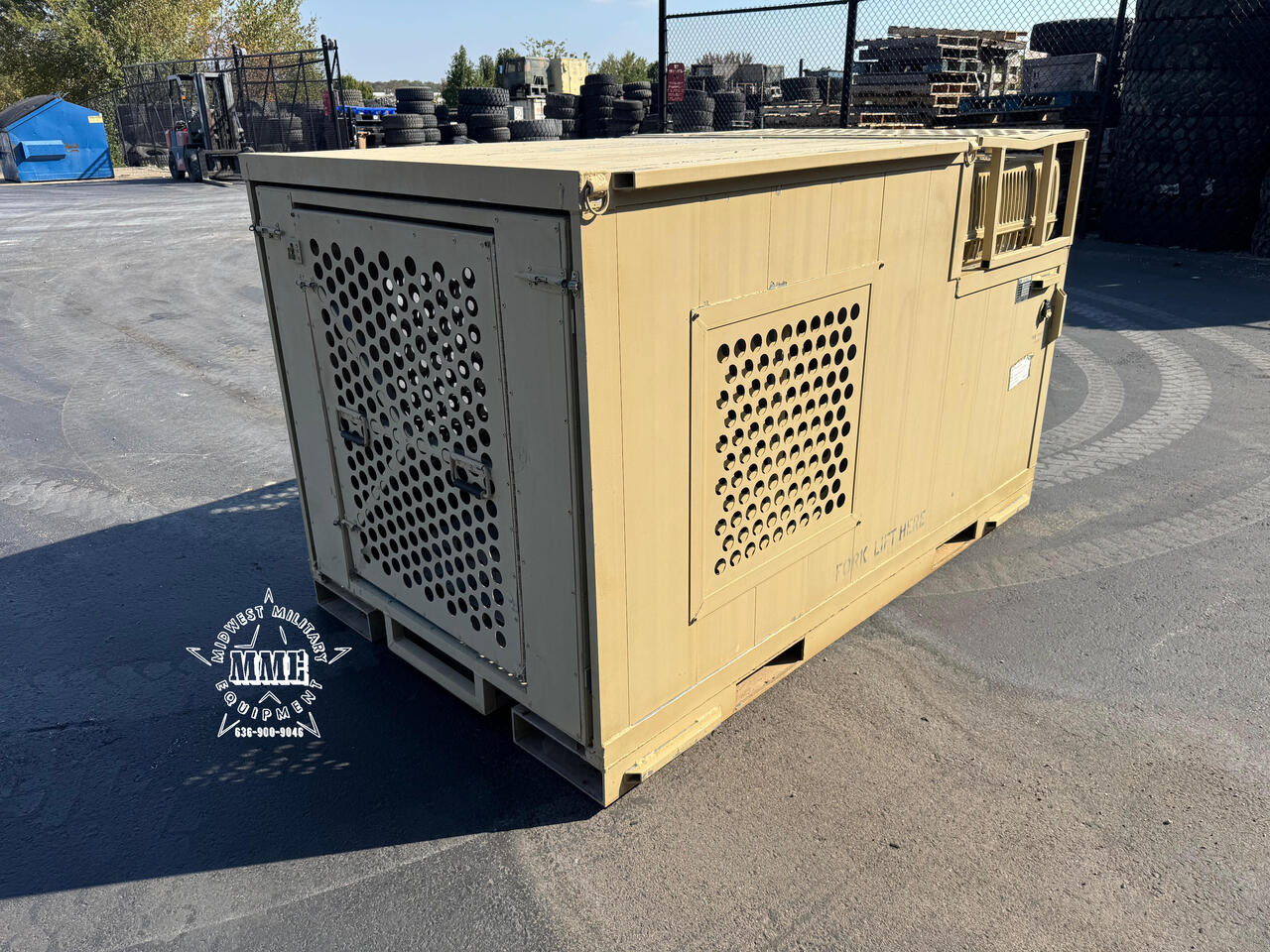 Military Surplus Garrett Working Dog Kennel w/ Heat & A/C