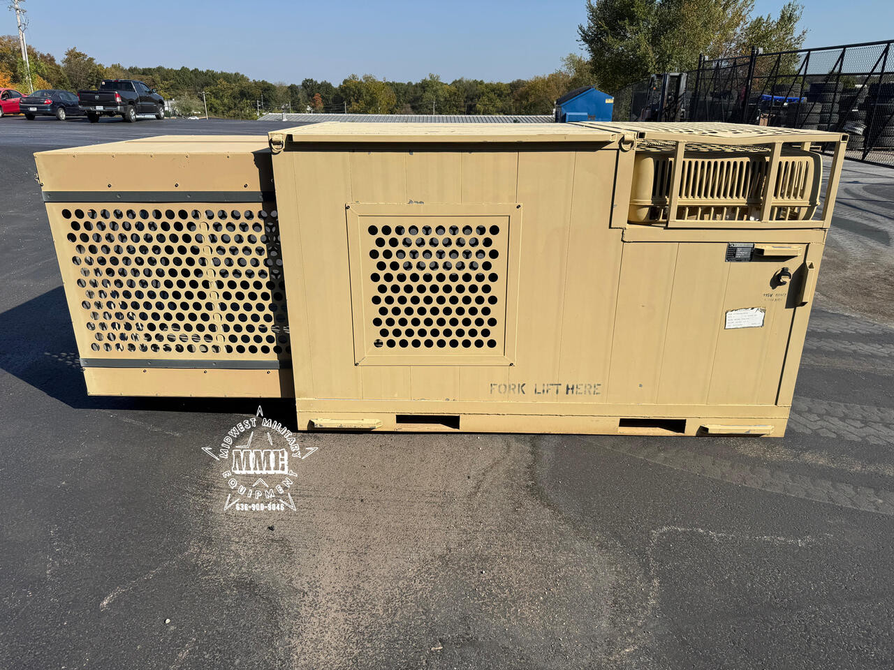 Military Surplus Garrett Working Dog Kennel w/ Heat & A/C