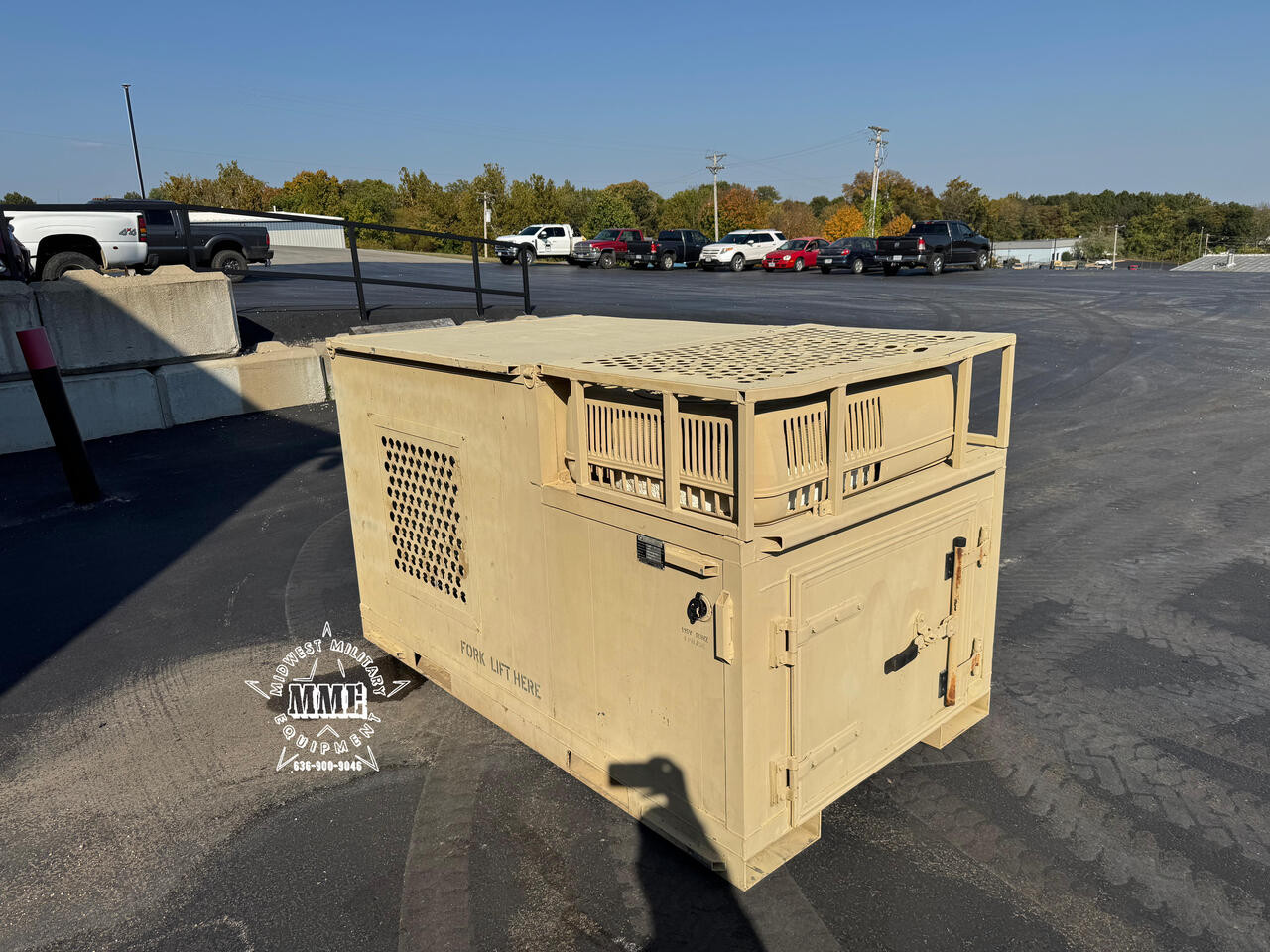 Military Surplus Garrett Working Dog Kennel w/ Heat & A/C