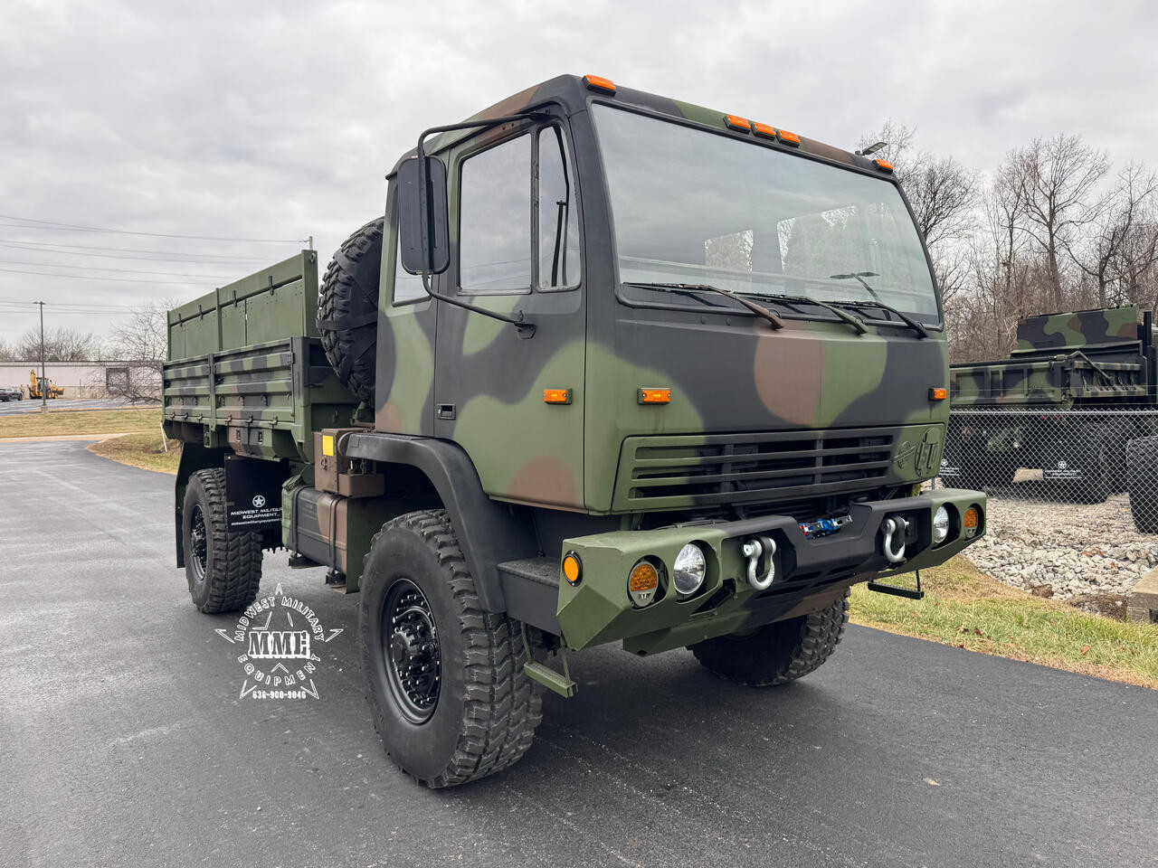 2003 Stewart & Stevenson M1078A1 4X4 LMTV 2 1/2 Ton Military Cargo