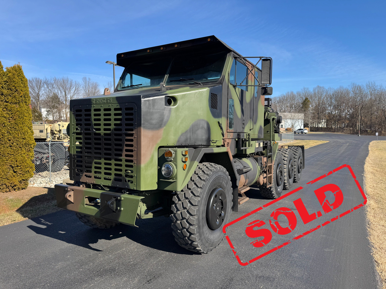 1995 Oshkosh M1070 8x8 HET Military Heavy Haul Truck Tractor