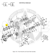 Geared Hub Spindle Outer Bearing