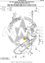 Oil Pan Seal (Rear) [6.5L]