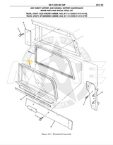 WINDSHIELD LH DE-ICE M1114 M1116