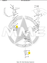 1/4" Body Mount Spacer