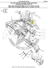 Left Rear Hood Seal