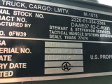 1994 Stewart & Stevenson M1078 2 1/2 Ton Cargo Truck