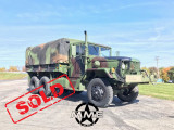 1977 2 1/2 TON M35A2 HARDTOP 6X6 MILITARY TRUCK W/Winch