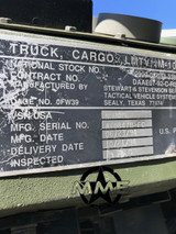 1994 Stewart & Stevenson M1078 4X4 2 1/2 Ton Cargo Truck