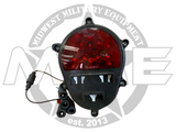 LED Tail Light COMPOSITE LAMP REAR BLACK W/BUCKET