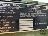 1998 Stewart & Stevenson M1088 Military 5TON MTV 6x6 Tractor Truck