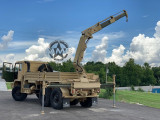 2004 STEWART & STEVENSON M1084A1 6X6 5TON Cargo TRUCK W/ REAR MATERIAL HANDLING CRANE