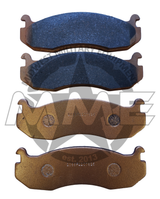 Replacement Set of 4 Brake Pads for A2 HMMWV