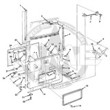 CAB DOOR WINDOW CHANNEL REAR