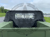 Replacement 4 Man Black Soft Top Kit & Rear Curtain For HMMWV /Humvee