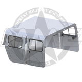 1/8" Aluminum Hard Top and 4 Door Kit With 2 Piece Aluminum Hard & Half Door Kit  For HMMWV/ HUMVEE