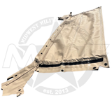 Replacement 2 Man Soft Top Kit & Rear Curtain For HMMWV /Humvee