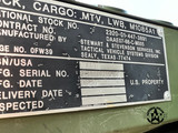2000 Stewart & Stevenson M1085A1 MTV 6 x 6 Long Wheel Base Cargo Truck