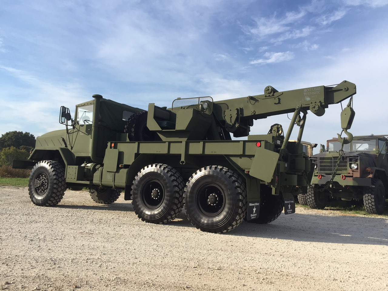 2012 Rebuild M936A2 Military 6x6 wrecker crane truck 45,000lbs winch