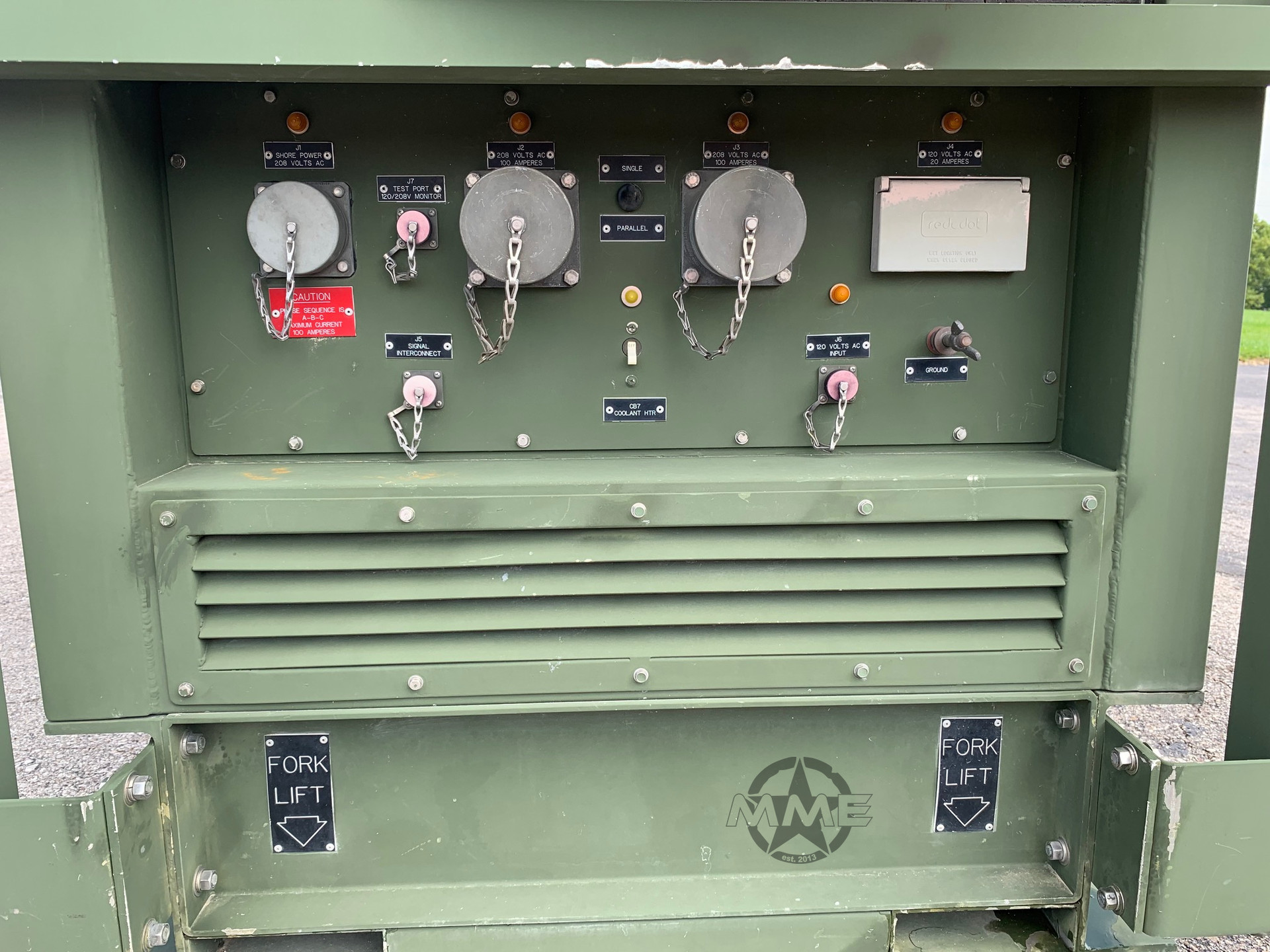 35kw HDT POWER SYSTEMS TACTICAL DIESEL GENERATOR / JOHN DEERE 3 CLY TURBO
