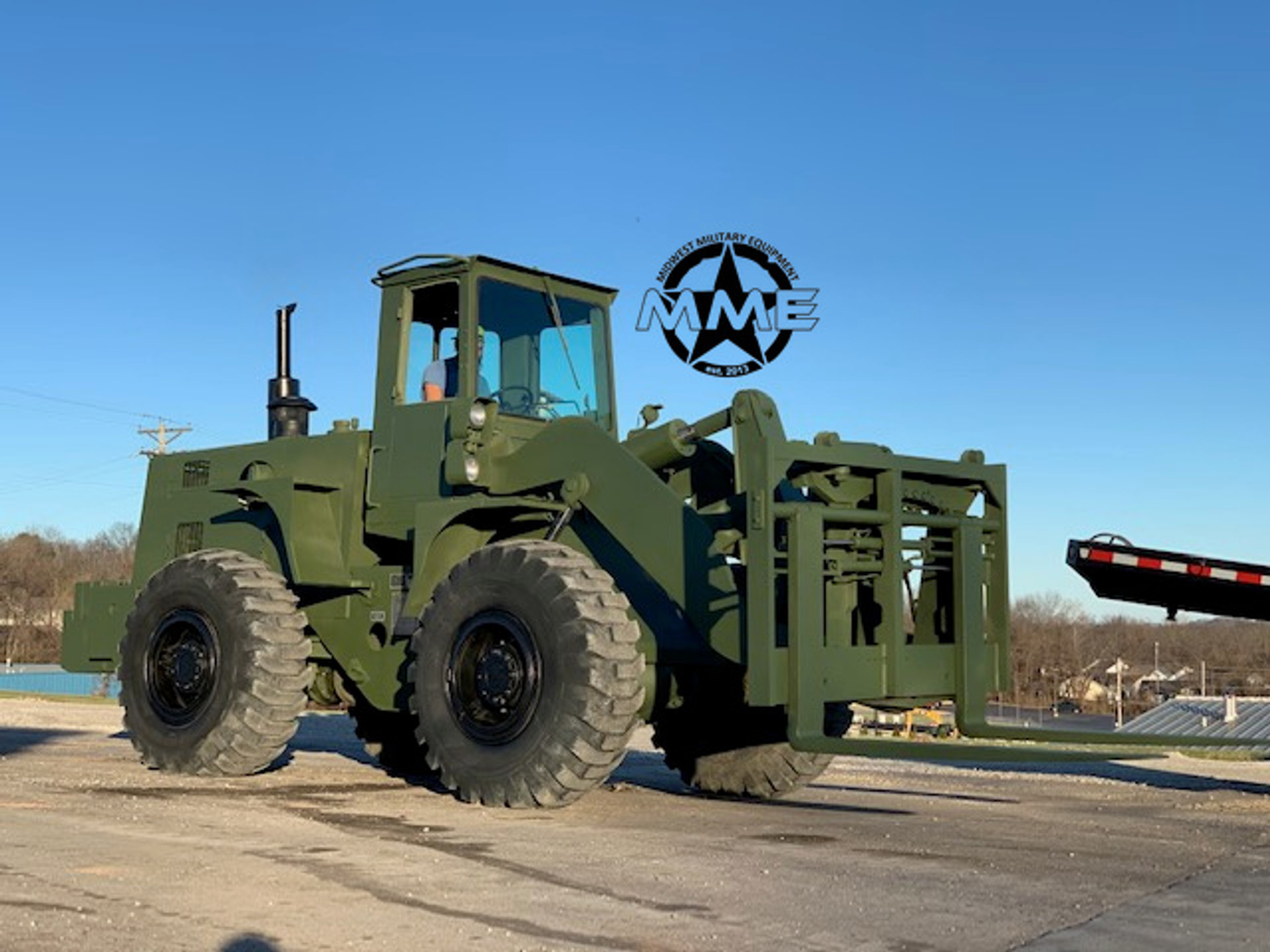 Caterpillar ExMilitary D7F Dozer With Hyster Rear Winch Midwest