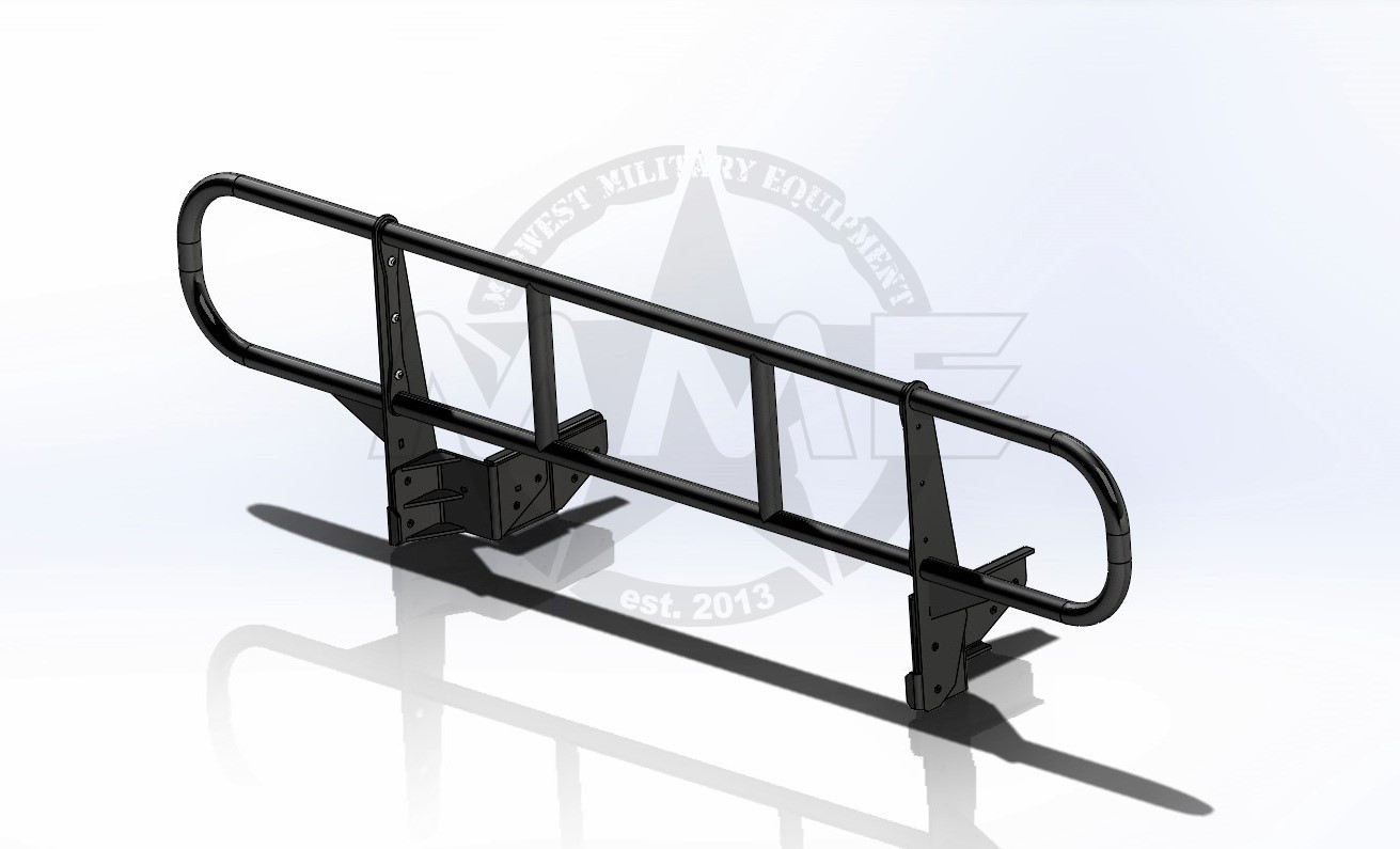 Modular MilSpec Style Front Tube Brush Guard for HMMWV/Humvee