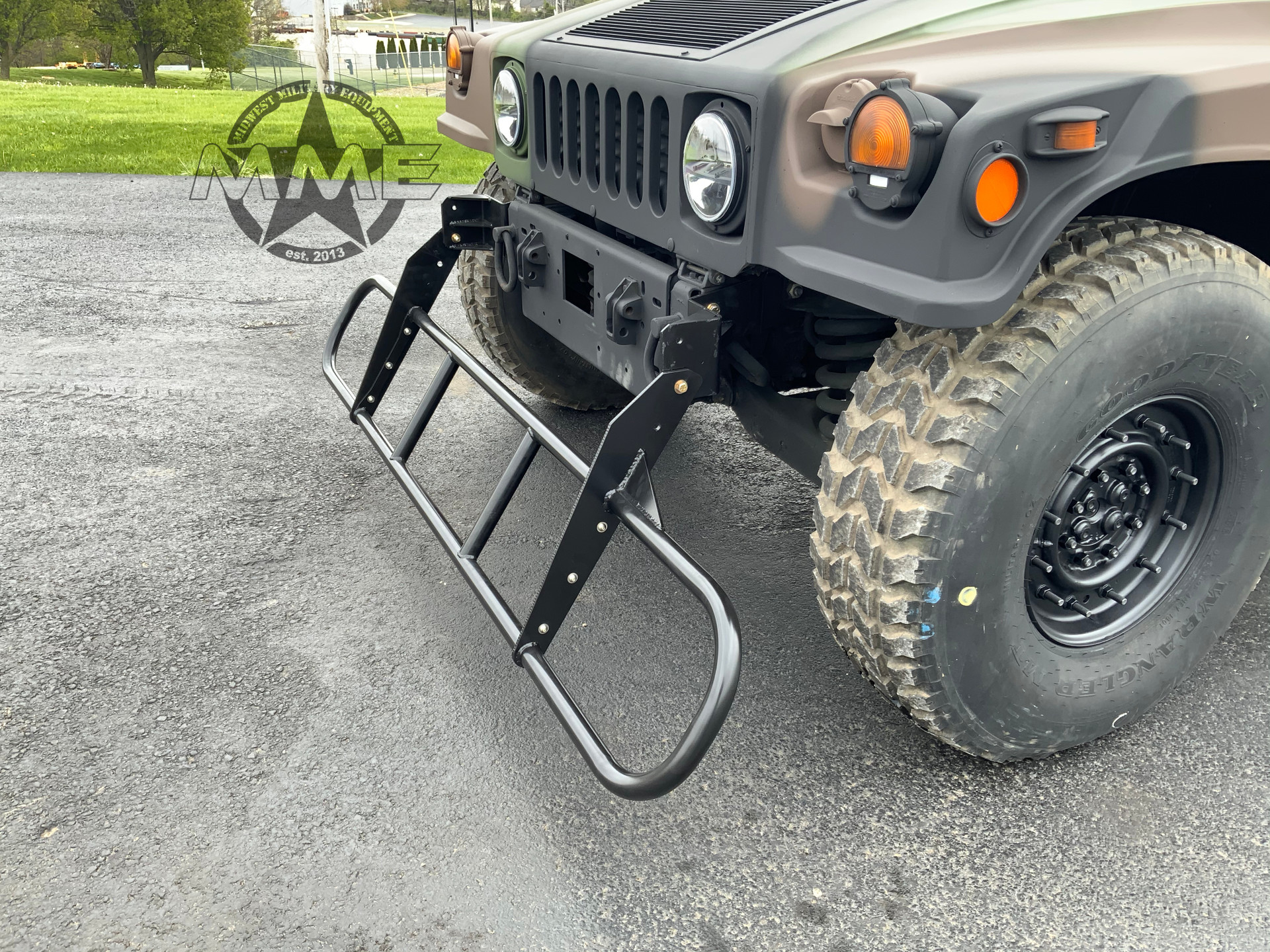 Modular MilSpec Style Front Tube Brush Guard for HMMWV/Humvee