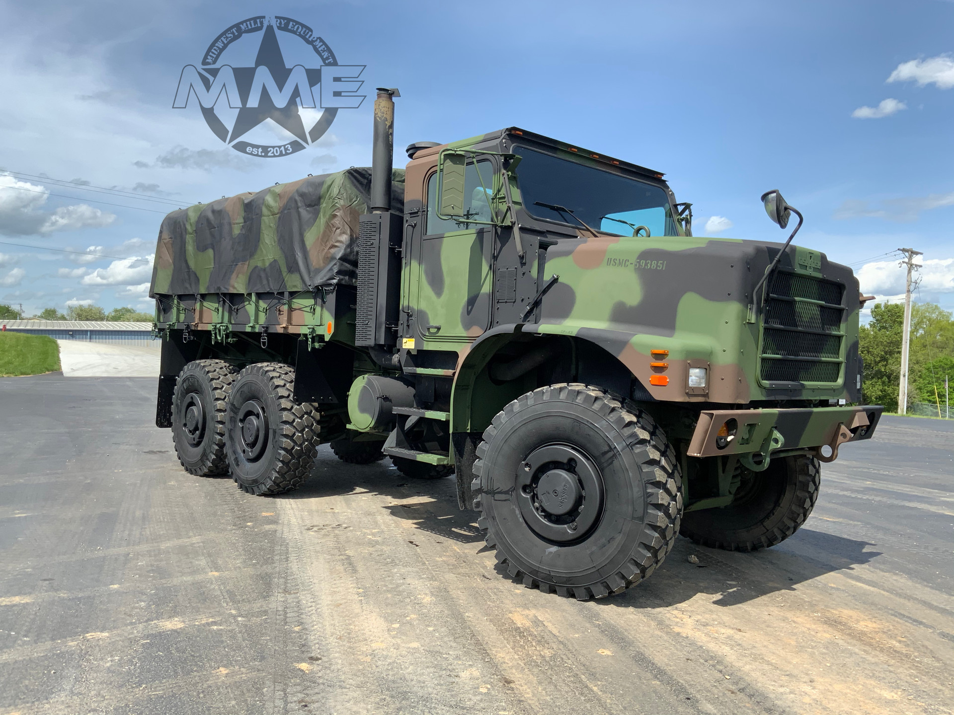 2003 Oshkosh MK23 MTVR 7 Ton 6x6 Cargo Truck