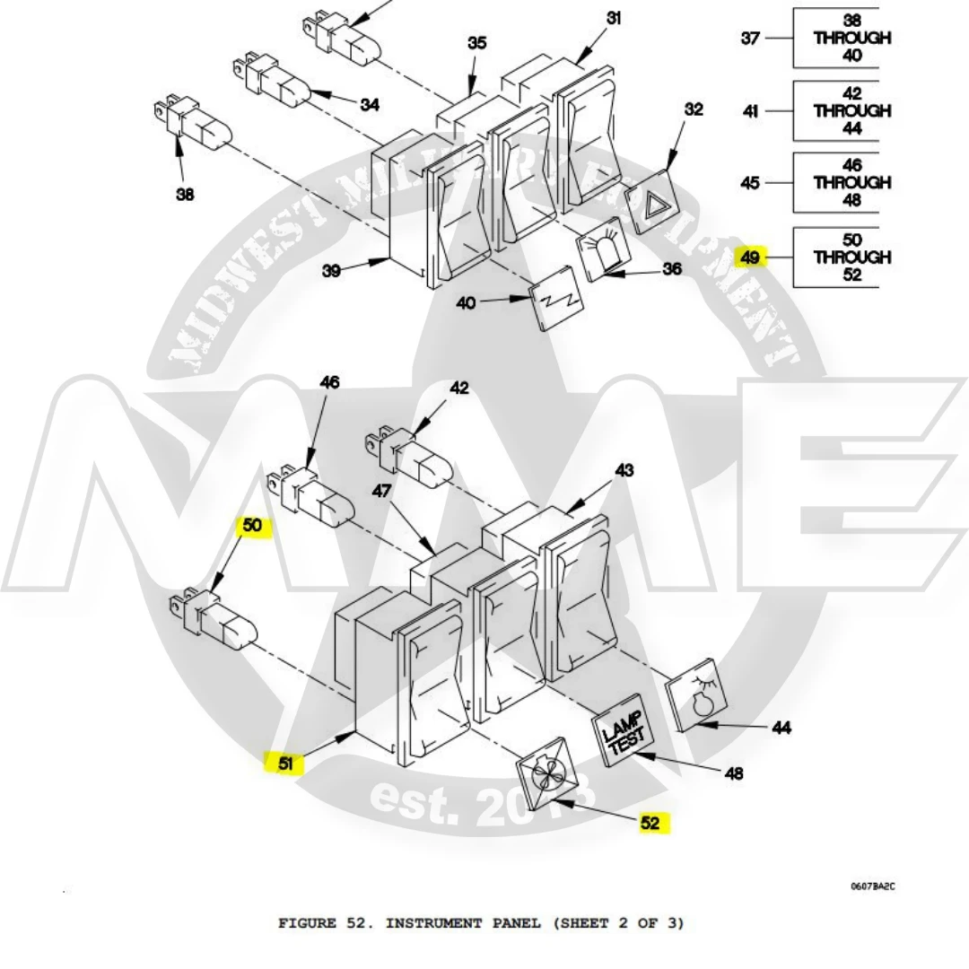 LMTV/MTV/FMTV Radiator Fan Off Switch