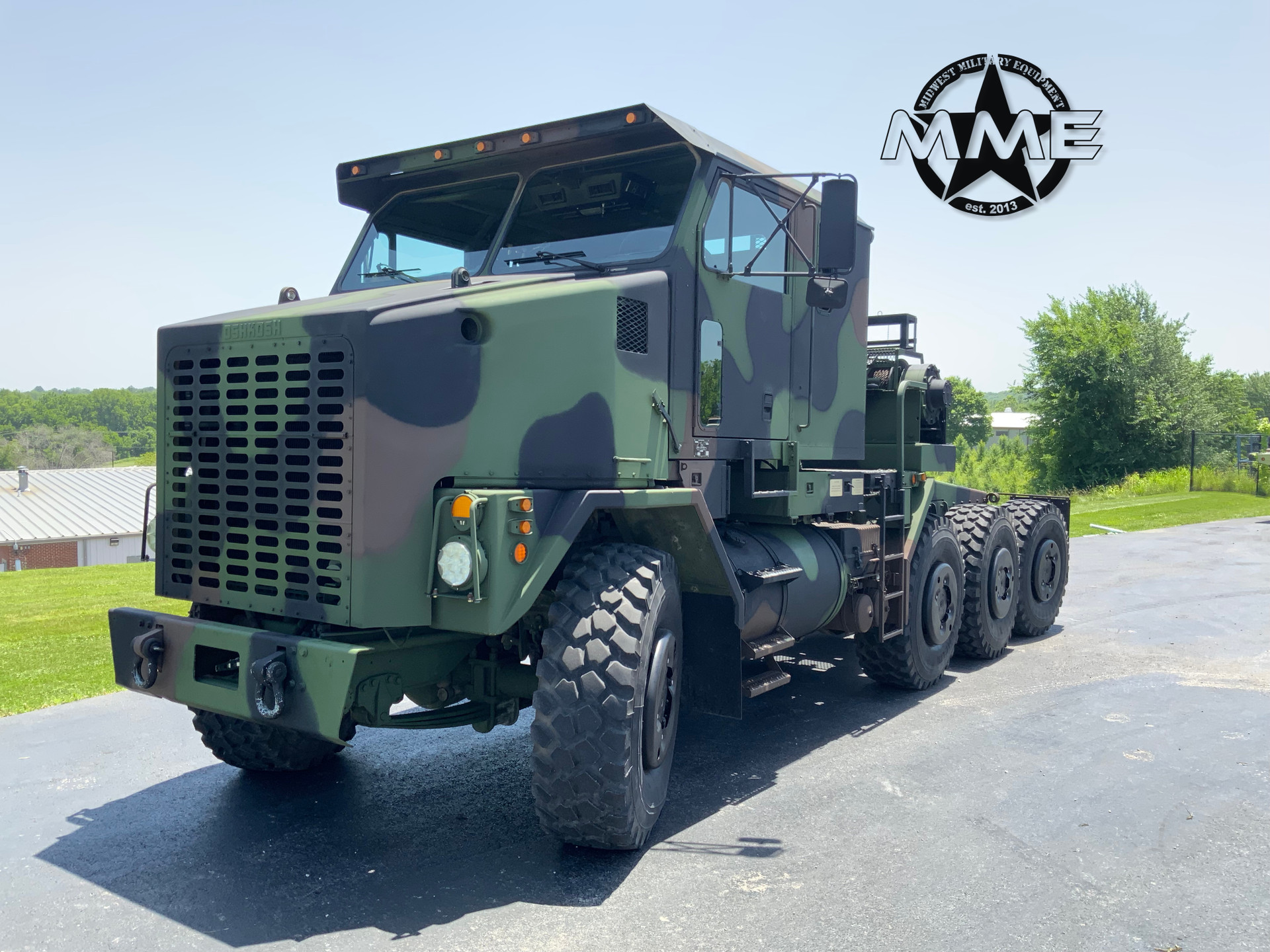 1993 Oshkosh M1070 8x8 HET Military Heavy Haul Tractor Truck Overhauled