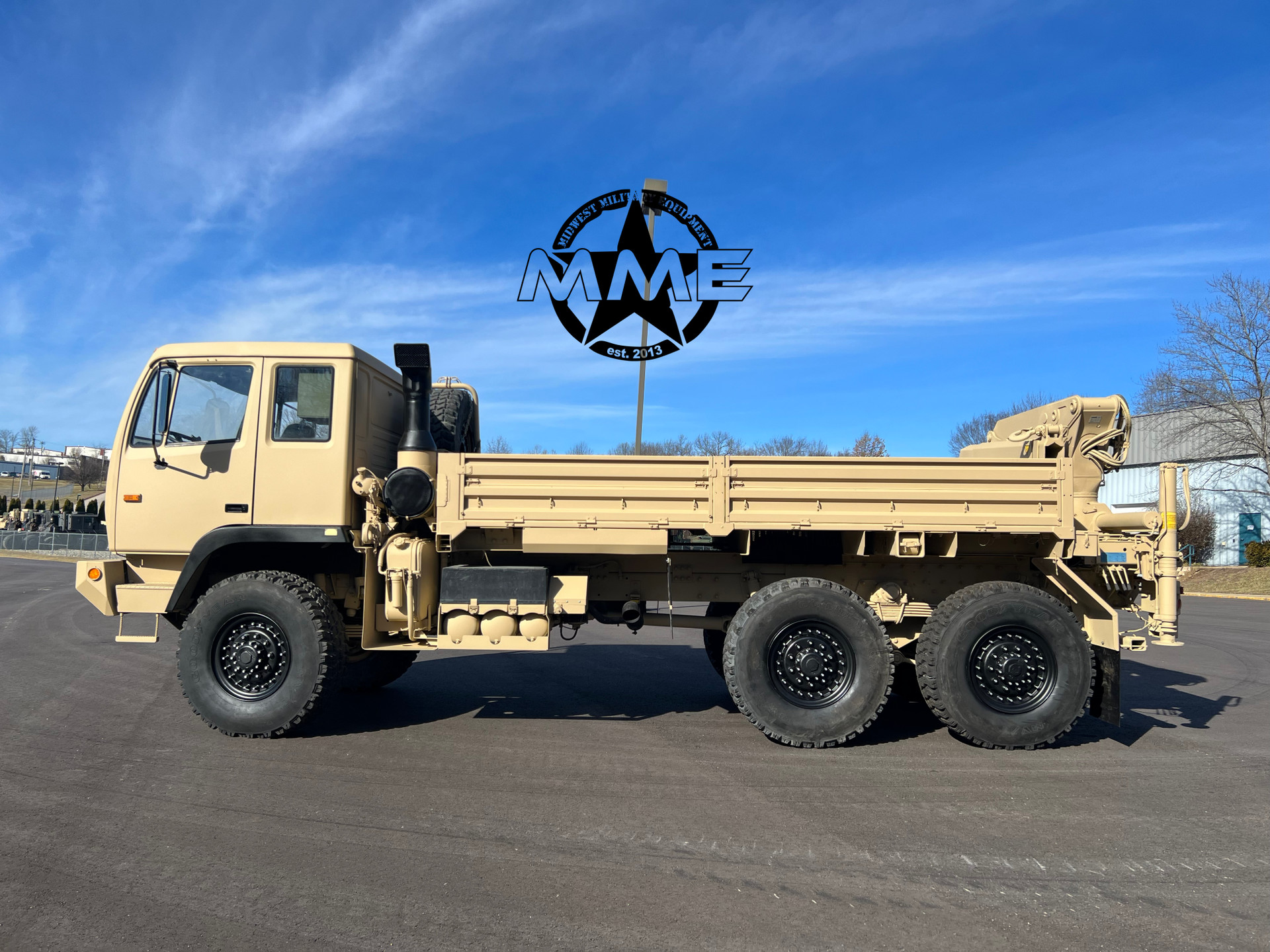 2004 STEWART & STEVENSON M1084A1 6X6 5 Ton Cargo TRUCK W / REAR Hiab