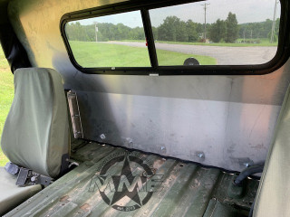 Aluminum Hard Rear Curtain For Soft Top Humvee / HMMWV