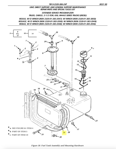 INSULATOR FUEL TANK STRAP