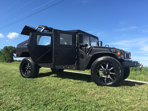 M1123 Slant Back HMMWV MME 1/4"  Aluminum Slant Back Roof