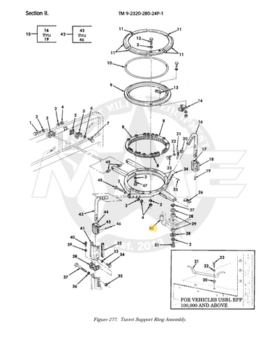 SPACER REAR BRACE BRACKET