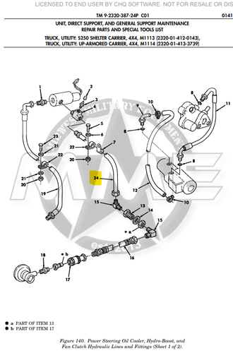 Fan Clutch Hose Assembly (Hydraulic Hose Assembly)