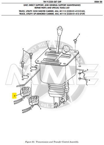 Green Transfer Case "Lock" Indicator Light