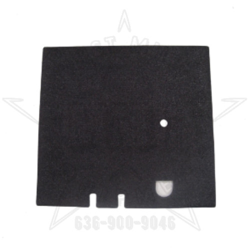 Left-Hand Rear Floor Insulation (Black)