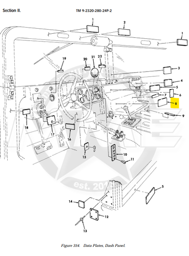 Max Vehicle Operating Speed Nameplate