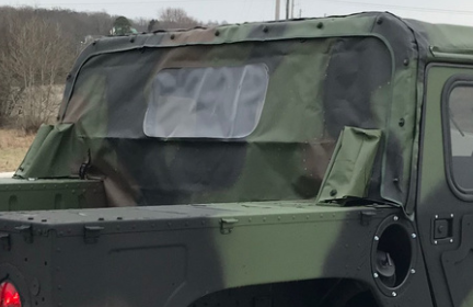 NEW OEM HUMVEE 4 MAN CAMO REAR CURTAIN