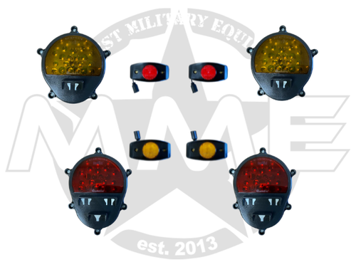 Black LED Light Conversion Kit With Buckets for Humvee / HMMWV