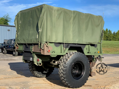 1993 M105a2 Cargo Trailer 1 1/2 Ton With 14.00R20 Super Singles