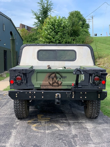 Aluminum Hard Rear Curtain For Soft Top Humvee / HMMWV