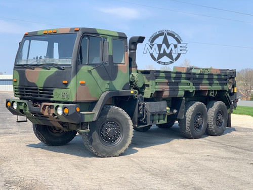 2004 STEWART & STEVENSON M1084A1 6X6 5 TON TRUCK W/ REAR MATERIAL HANDLING CRANE